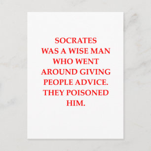Carte Postale socrate