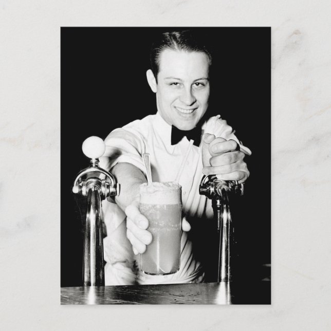 Carte Postale Soda Shop, 1936 (Devant)