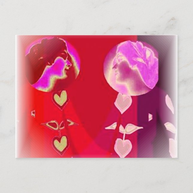 Carte Postale soeurs âme (Devant)