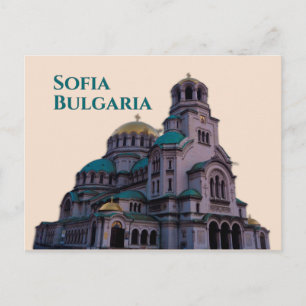Carte Postale Sofia Bulgarie : Cathédrale Alexandre Nevsky