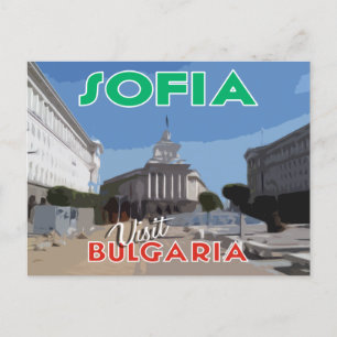 Carte Postale Sofia, visite en Bulgarie