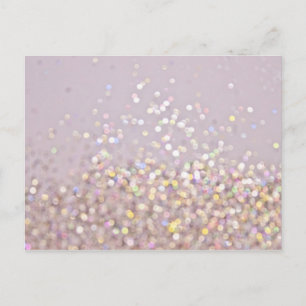 Carte Postale Soft Pastel Bokeh Sparkles