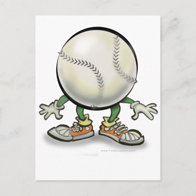 Carte Postale Softball (Devant)