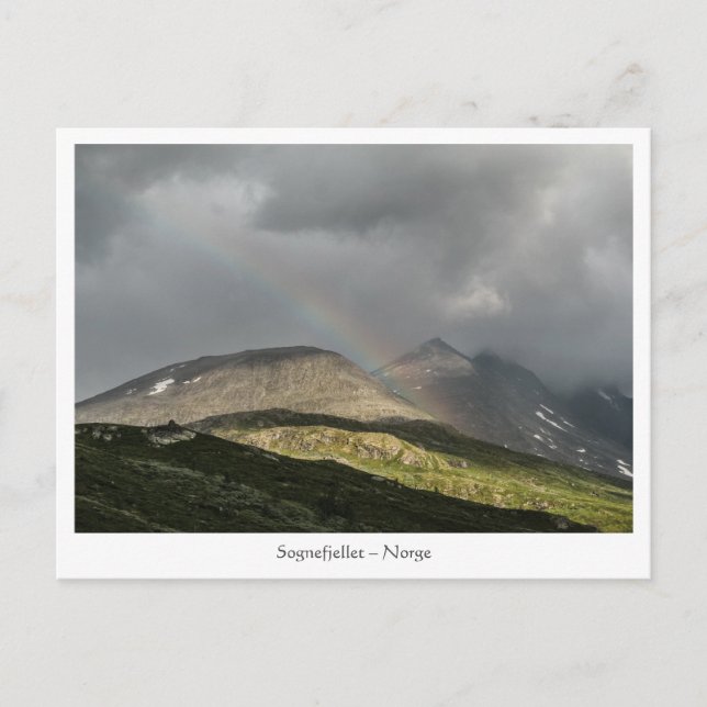 Carte Postale Sognefjellet Norvège (Devant)