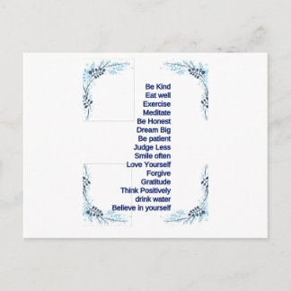 Carte Postale soin personnel 