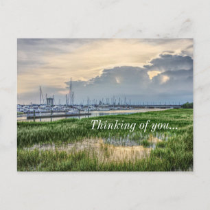 Carte Postale Soirée À Charleston Harbour Penser À Vous