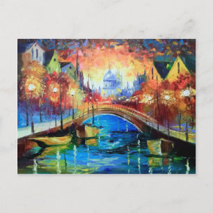 Carte Postale Soirée Amsterdam