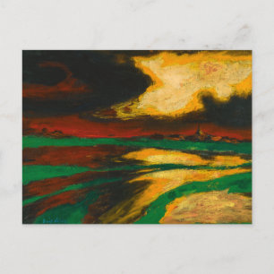 Carte Postale Soirée d'automne Emil Nolde