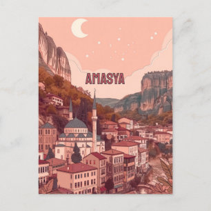 Carte Postale Soirée de charme d'Amasya, Turkiye