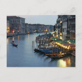Carte Postale Soirée de Venise - Grand Canal