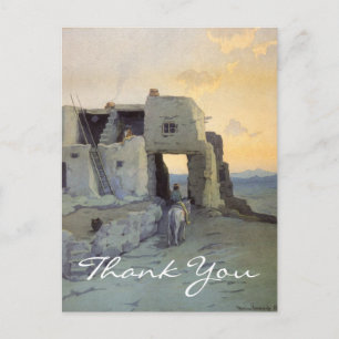 Carte Postale Soirée de Wachtel, Pueblo de Walpi