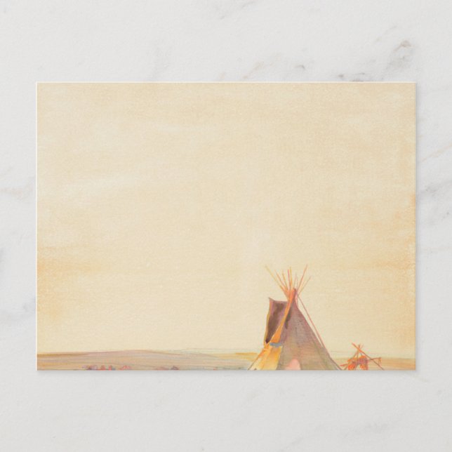 Carte Postale Soirée des Prairies, 1919 par Maynard Dixon (Devant)