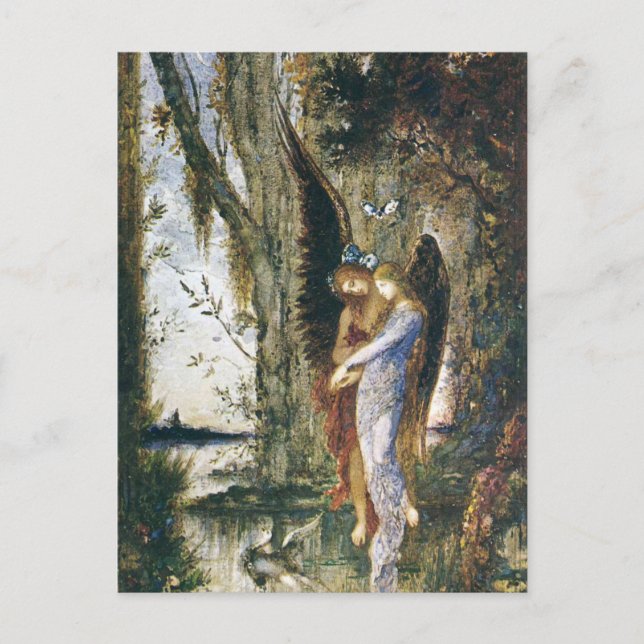 Carte Postale Soirée et tristesse par Gustave Moreau (Devant)