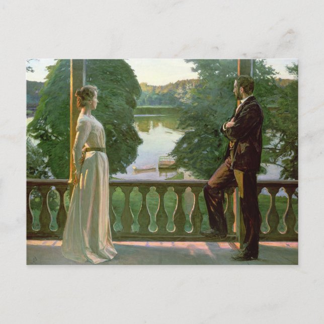 Carte Postale Soirée nordique d'été, 1899-1900 (Devant)