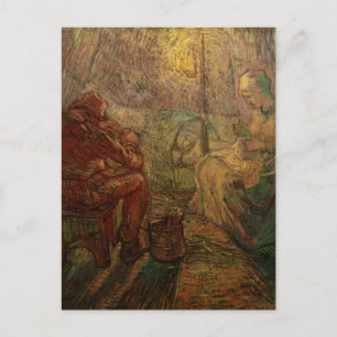 Carte Postale Soirée - The Watch par Vincent van Gogh