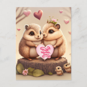 Carte Postale Sois ma Saint Valentin