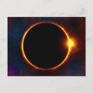 Carte Postale Solaire Eclipse Corona   Astronomie du soleil et d