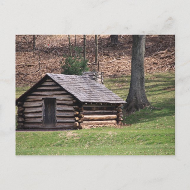 Carte Postale Soldat Cabine ~ Valley Forge (Devant)