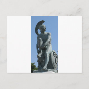 Carte Postale Soldat grec ancien en Grèce classique