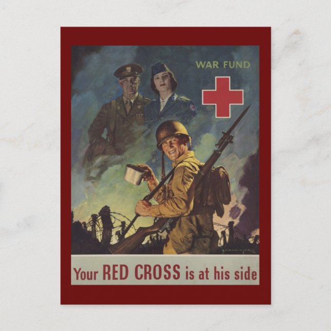 Carte Postale Soldat tenant du café (Devant)