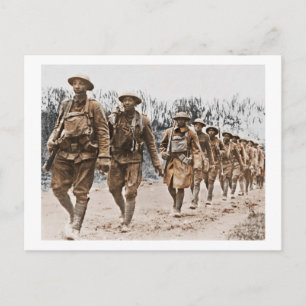 Carte Postale Soldats afro-américains Première Guerre mondiale
