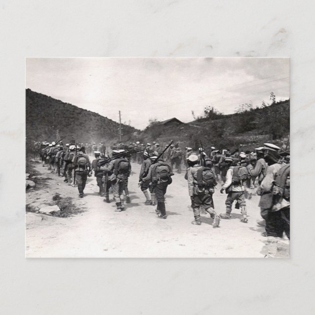 Carte Postale Soldats bulgares (Devant)