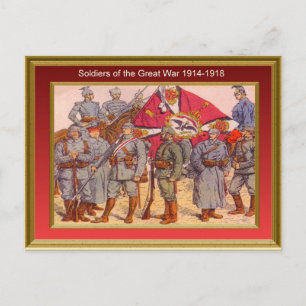 Carte Postale Soldats de la Grande Guerre 1914-1918 1