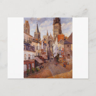 Carte Postale Soleil, Après-midi, La Rue de l'Épicerie, Rouen