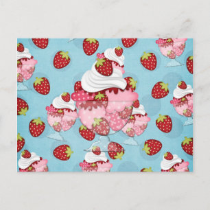 Carte Postale soleil de fraise