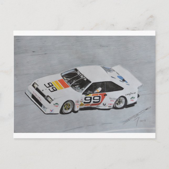 Carte Postale Soleil levant sur les banques (Devant)