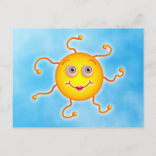 Carte Postale Soleil mignon