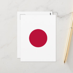Carte Postale Soleil rouge du Japon