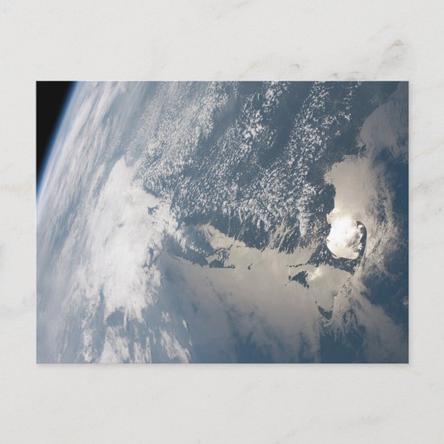 Carte Postale Soleil Sur Les Eaux De La Terre. (Devant)