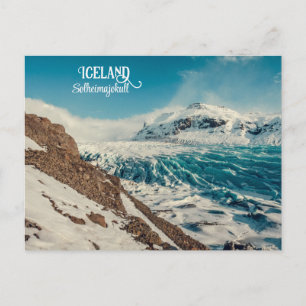 Carte Postale Solheimajokull, Islande