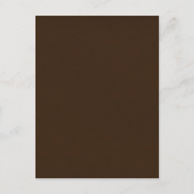 CARTE POSTALE SOLIDE CHOCOLAT BROWN ARRIÈRE - PLAN MODÈLE TEXTUR (Devant)