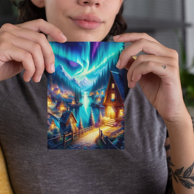 Carte Postale Solitudes Haven : Une retraite Cabine (Créateur téléchargé)