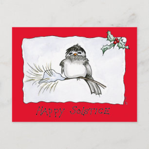 Carte Postale Solstice Chickadee