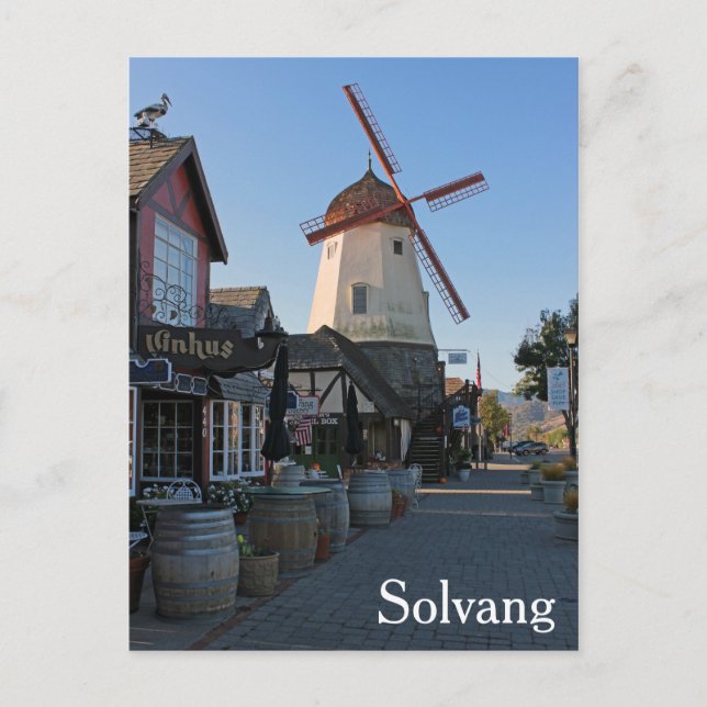 Carte Postale Solvang géniale ! (Devant)