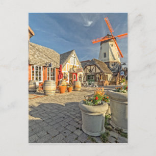Carte Postale Solvang Windmill View
