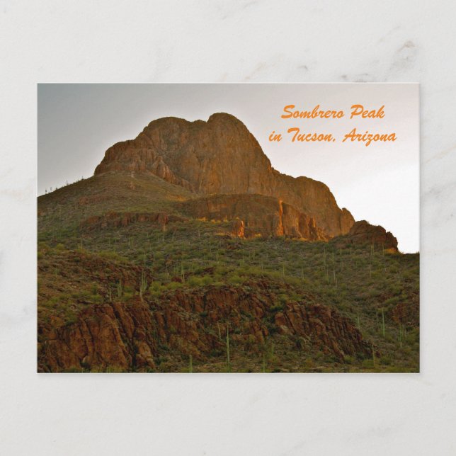 Carte Postale Sombrero Peak à Tucson, Arizona (Devant)