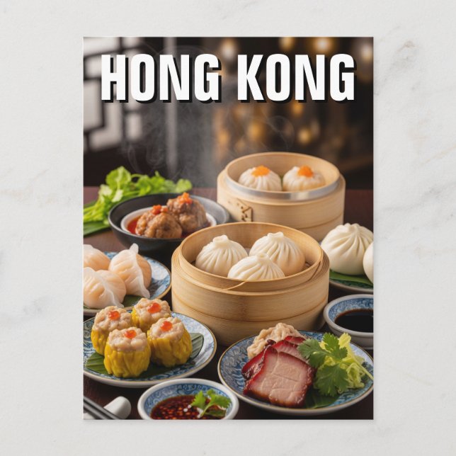 Carte Postale Somme De Dim De Hong Kong (Devant)