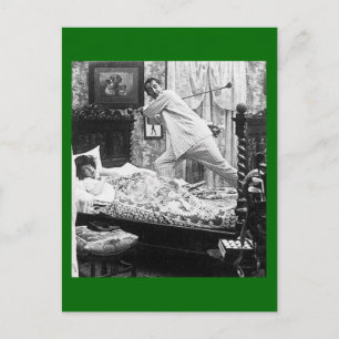 Carte Postale Son rêve de golf est Son cauchemar de golf Vintage