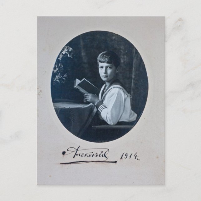 Carte Postale Son tsar - ALEXIS Romanov de Russie #089 (Devant)