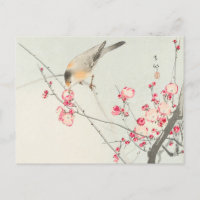Songbird sur la branche de Blossom Peinture par Oh