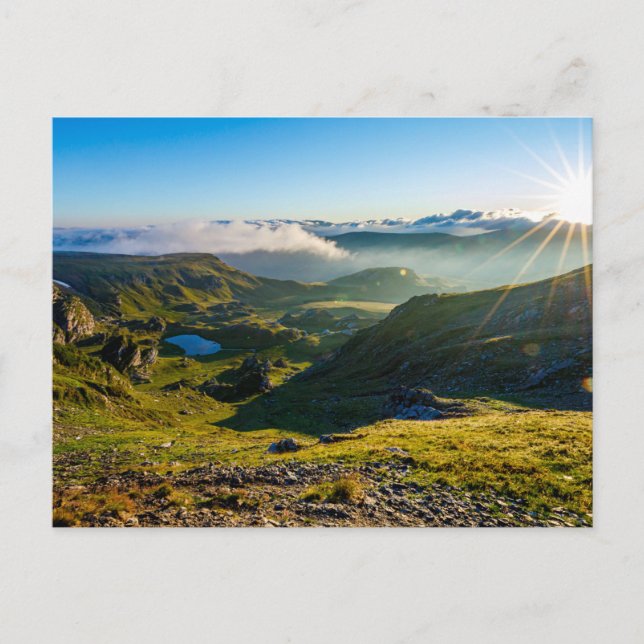 Carte Postale Sonnenaufgang in den rumänischen Karpaten (Devant)