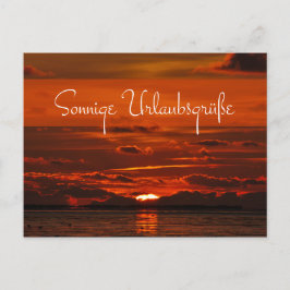 Carte Postale Sonnige Urlaubsgrüße aus dem Briefkasten