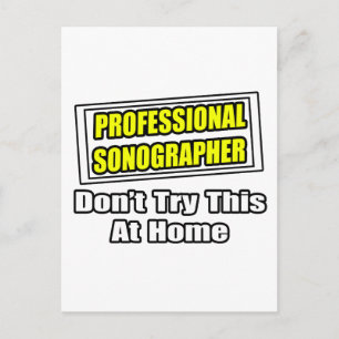 Carte Postale Sonographe Professionnel...Plaisanterie