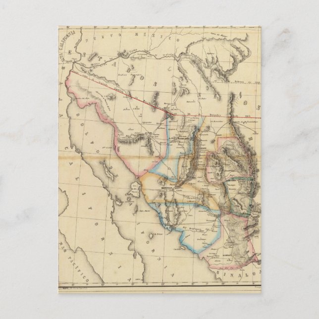 Carte Postale Sonora, Mexique (Devant)