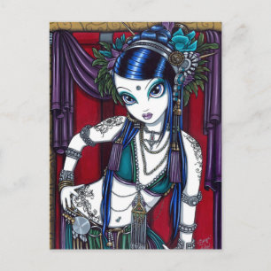 Carte postale "Sonya" Tribal Fusion Belly Dancer