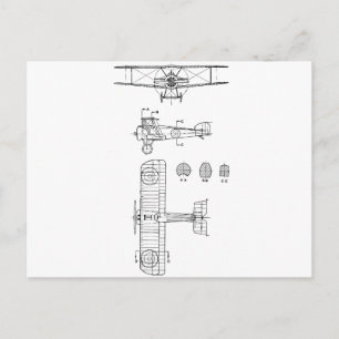 CARTE POSTALE SOPWITH CAMEL